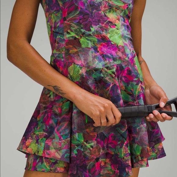HTF 🦄 Lululemon Everlux Mesh-Back Tennis Dress
Color Vivid Floral Tone Multi - Picture 5 of 9